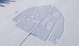 Protect Our Winters Finland turns snow into ads against climate change