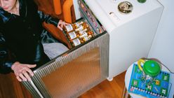 Meet Rocco, a smart minibar designed for the living room